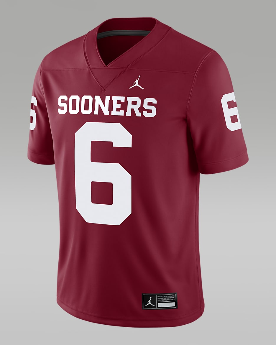 Oklahoma Sooners Men's Nike Dri-FIT College Game Jersey - Crimson