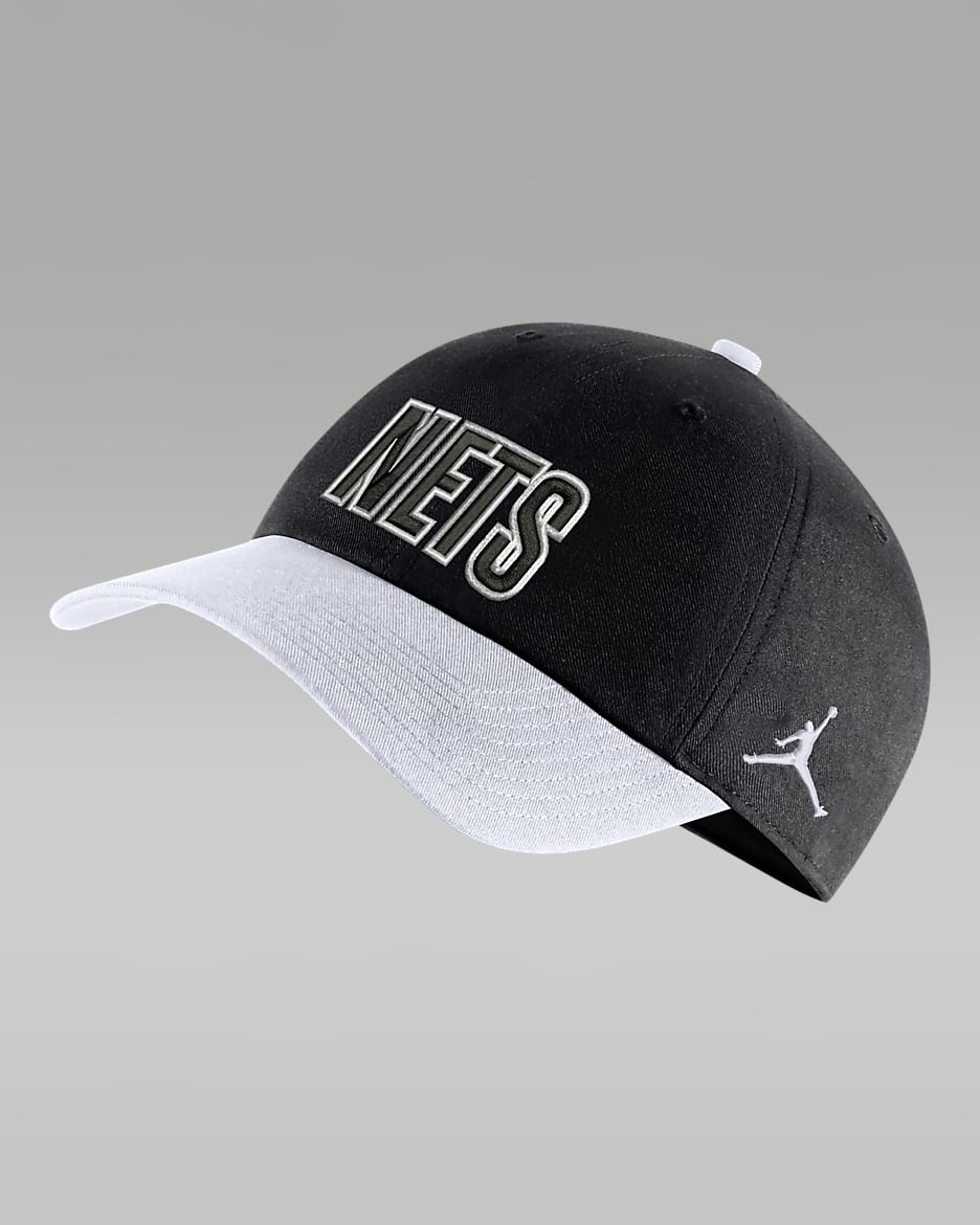 Brooklyn Nets Statement Edition Jordan Heritage86 NBA Hat - Black