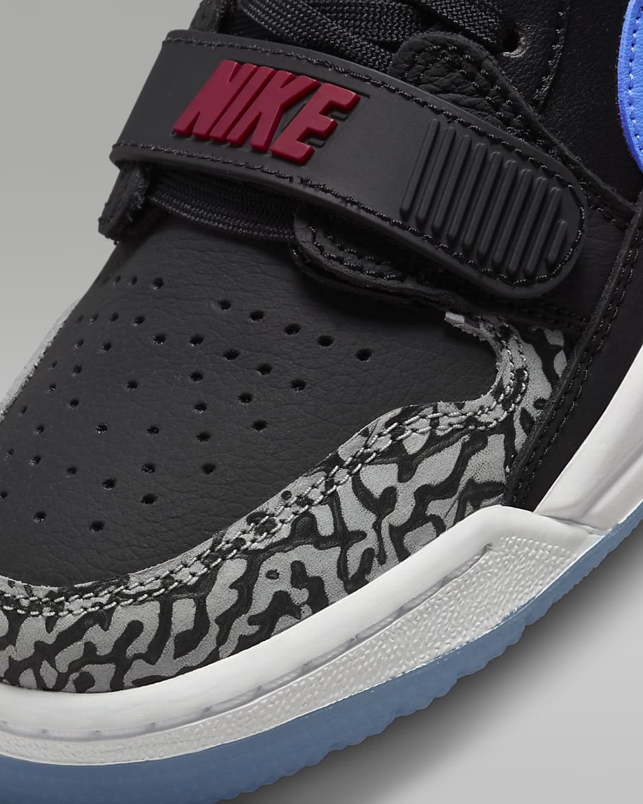 Air Jordan Legacy 312 Low Older Kids' Shoes - Black/Valour Blue/University Red/Wolf Grey