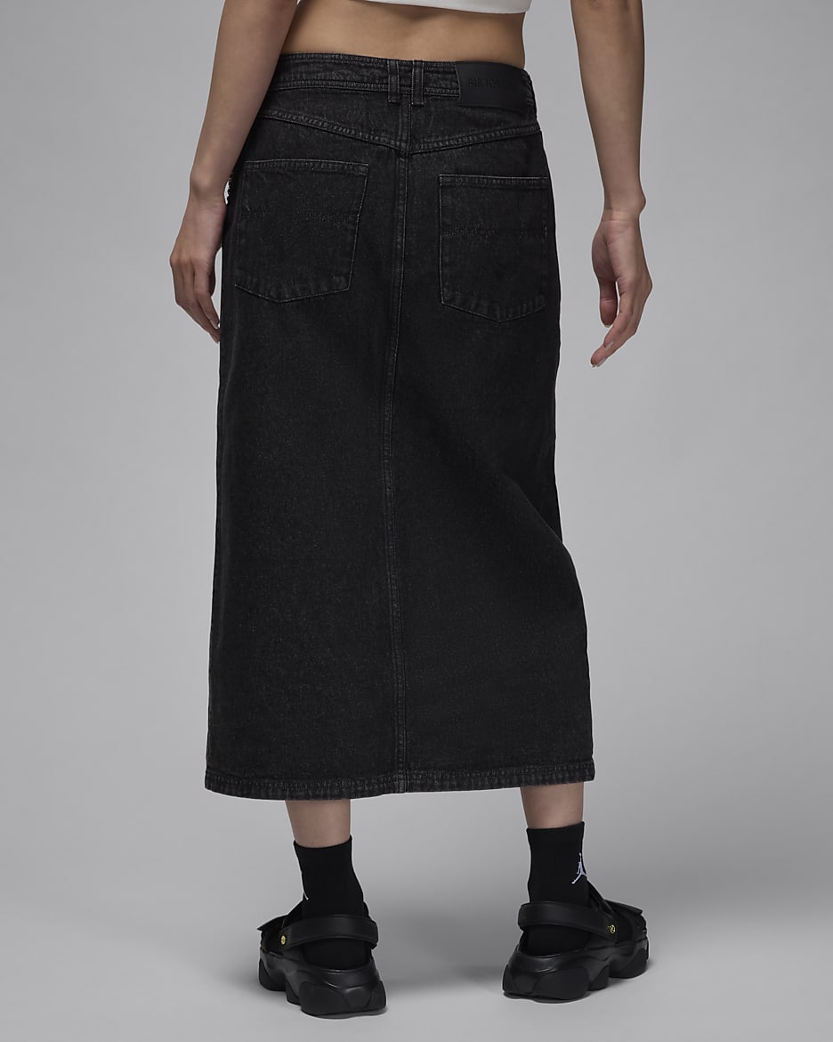 Air Jordan Women's Denim Skirt - Black