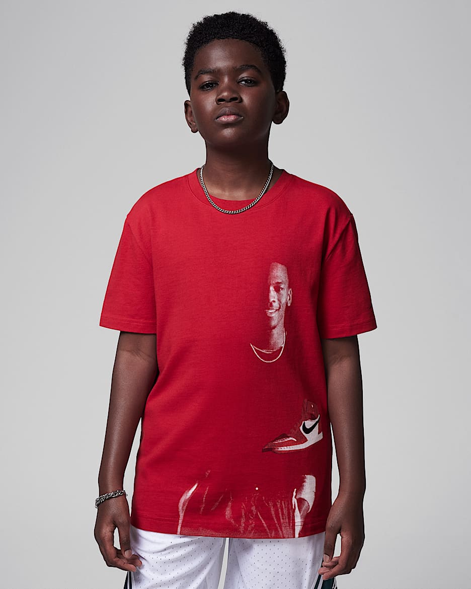 Jordan J-Day Older Kids' T-Shirt - Gym Red