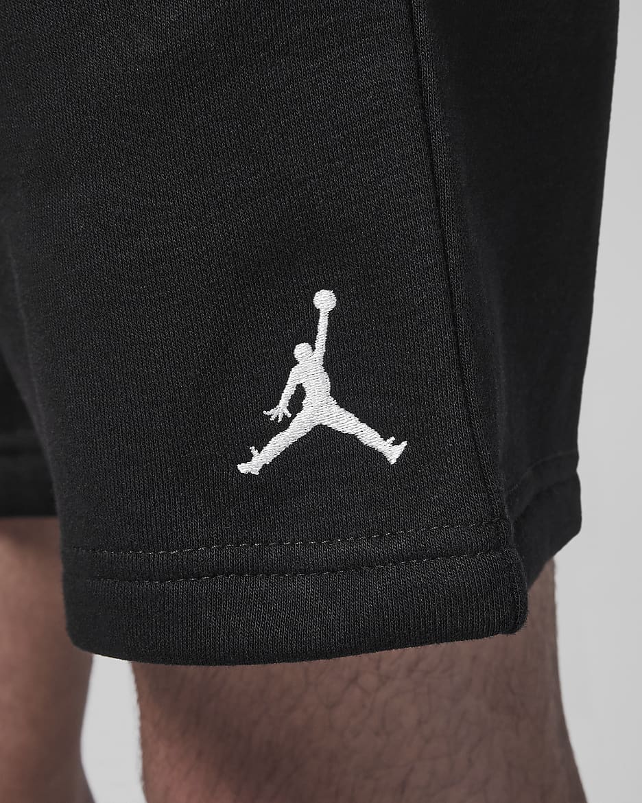 Flísové kraťasy Jordan MJ Brooklyn Essentials pro větší děti - Černá