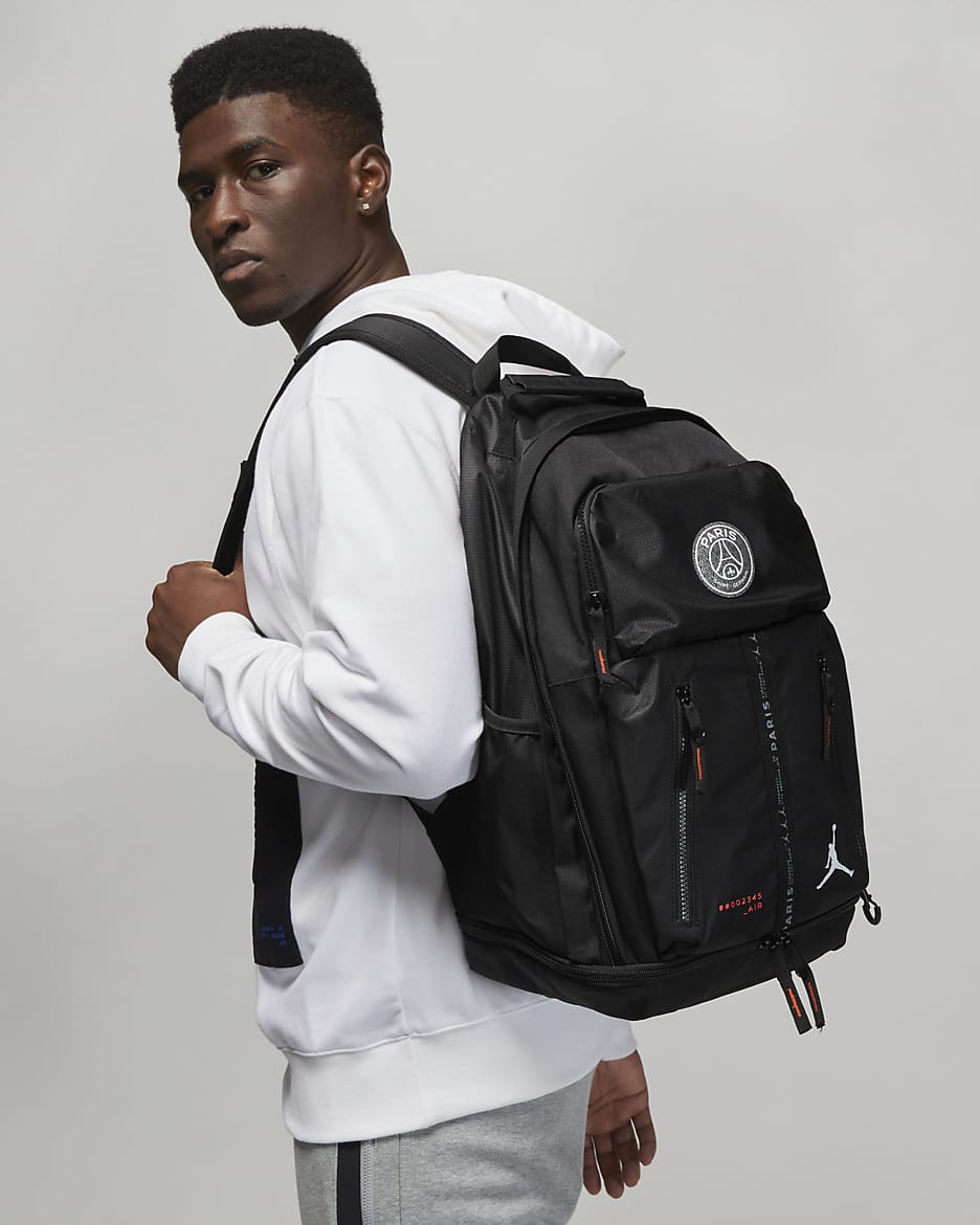 Mochila de entrenamiento Jordan Paris Saint-Germain - Negro