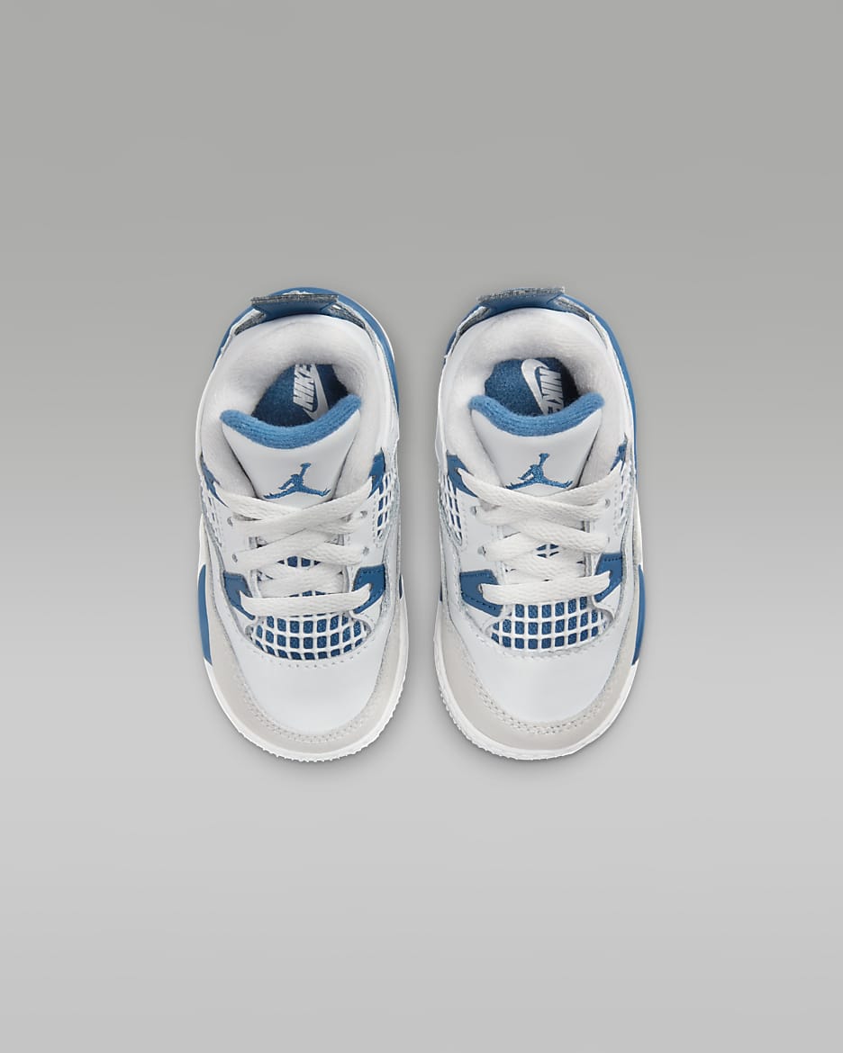 Jordan 4 Retro 'Industrial Blue' Baby/Toddler Shoes. Nike IN