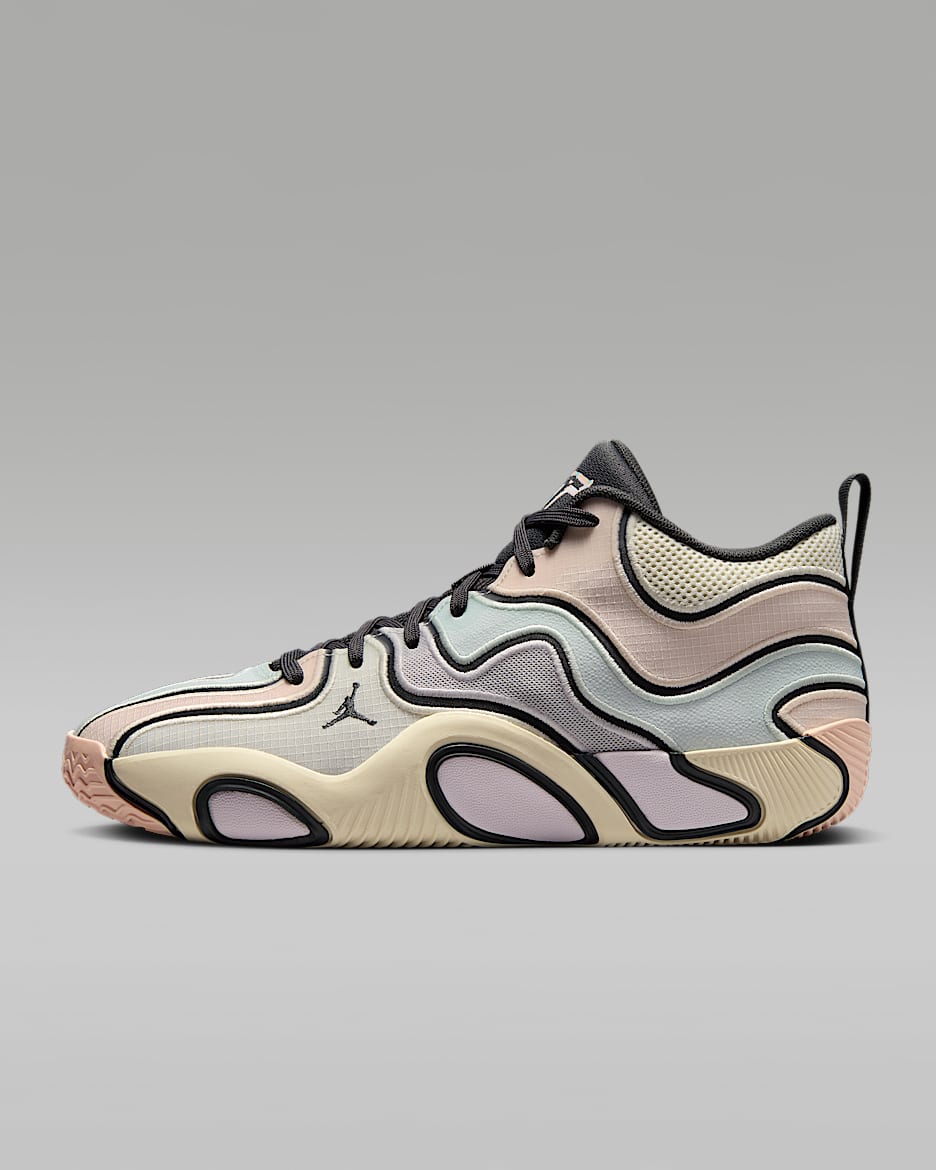 Tatum 3 'Sidewalk Chalk' Basketball Shoes - Anthracite/Orange Pearl/Barely Green/Pale Ivory