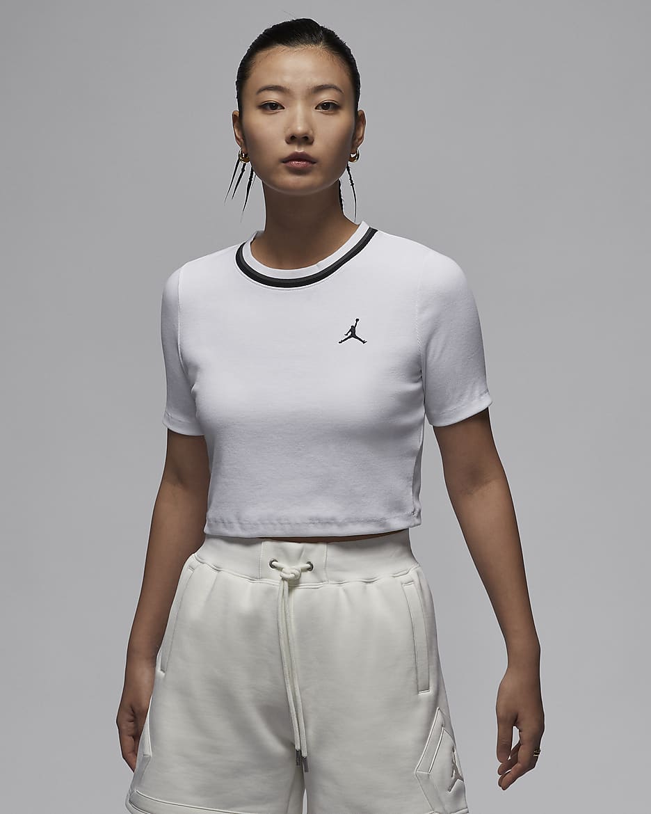 Jordan Women's Knit Top - White/Black