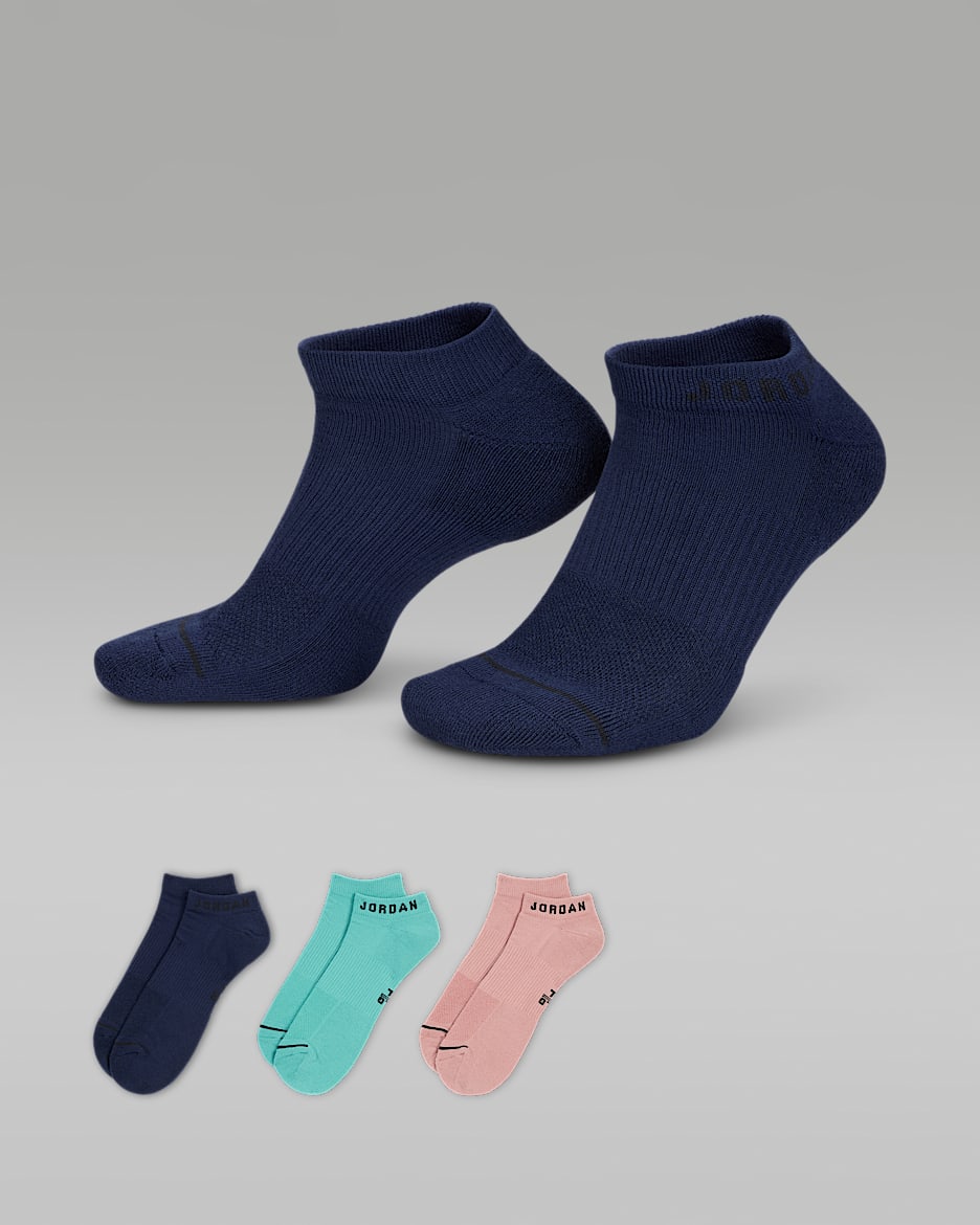 Calcetines invisibles todos los días Jordan Everyday (3 pares) - Multicolor