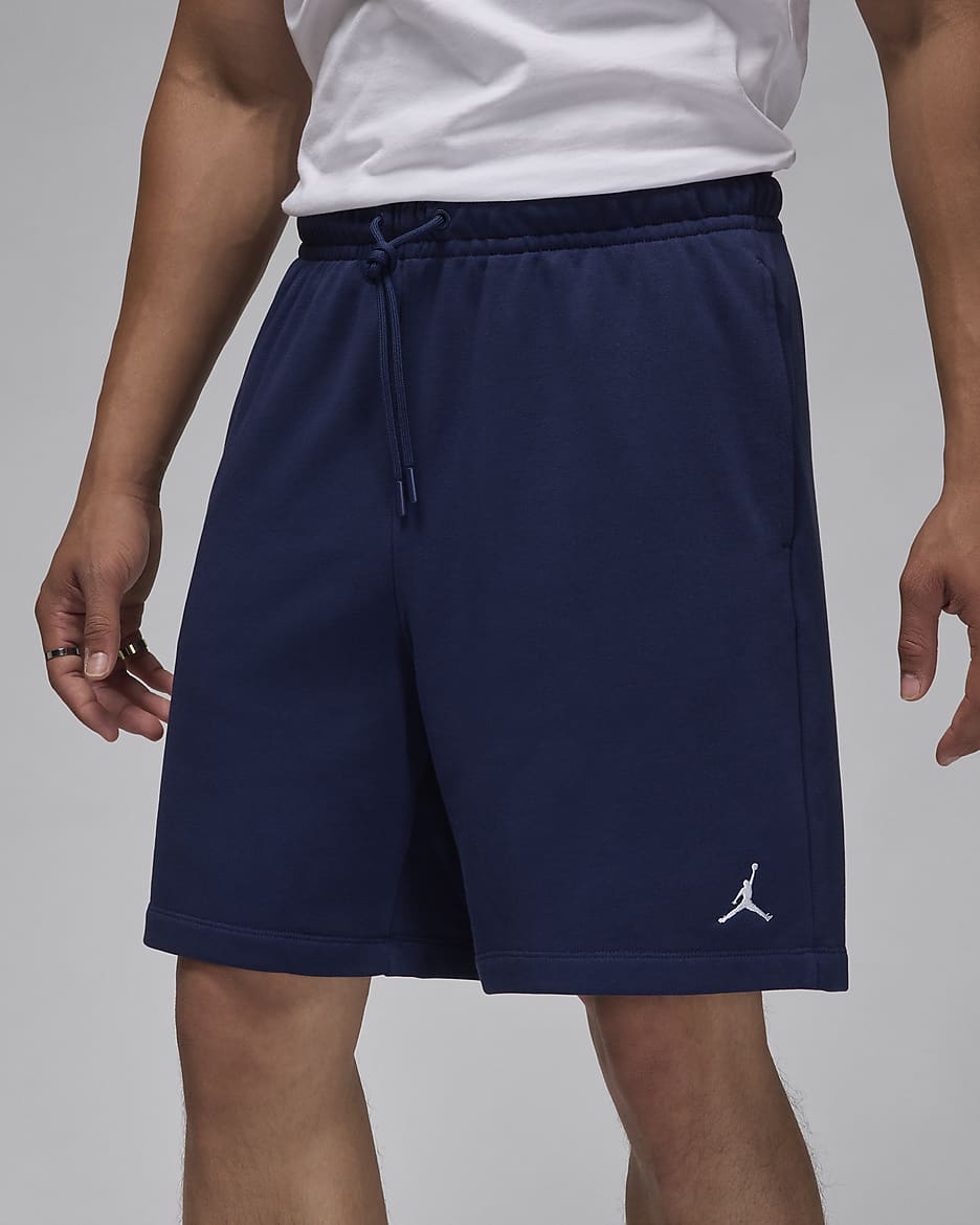 Jordan Brooklyn Fleece Men's Shorts - Midnight Navy/White