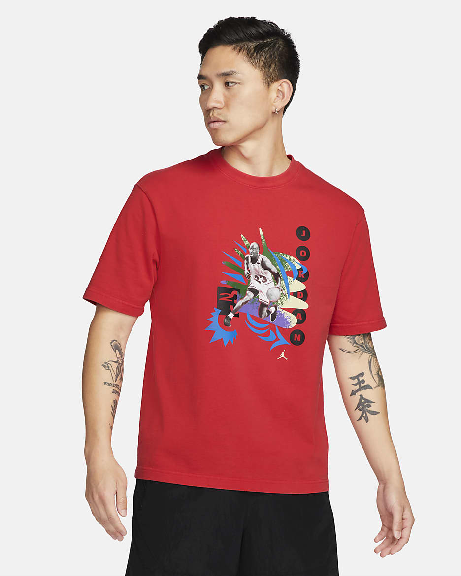 Jordan HL Tokyo Vintage 1985 Men's T-Shirt - Speed Red