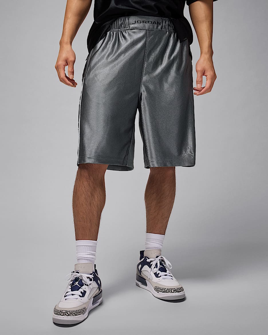 Jordan Brooklyn Cat Scratch Men's Shorts - Iron Grey/Black/Iron Grey