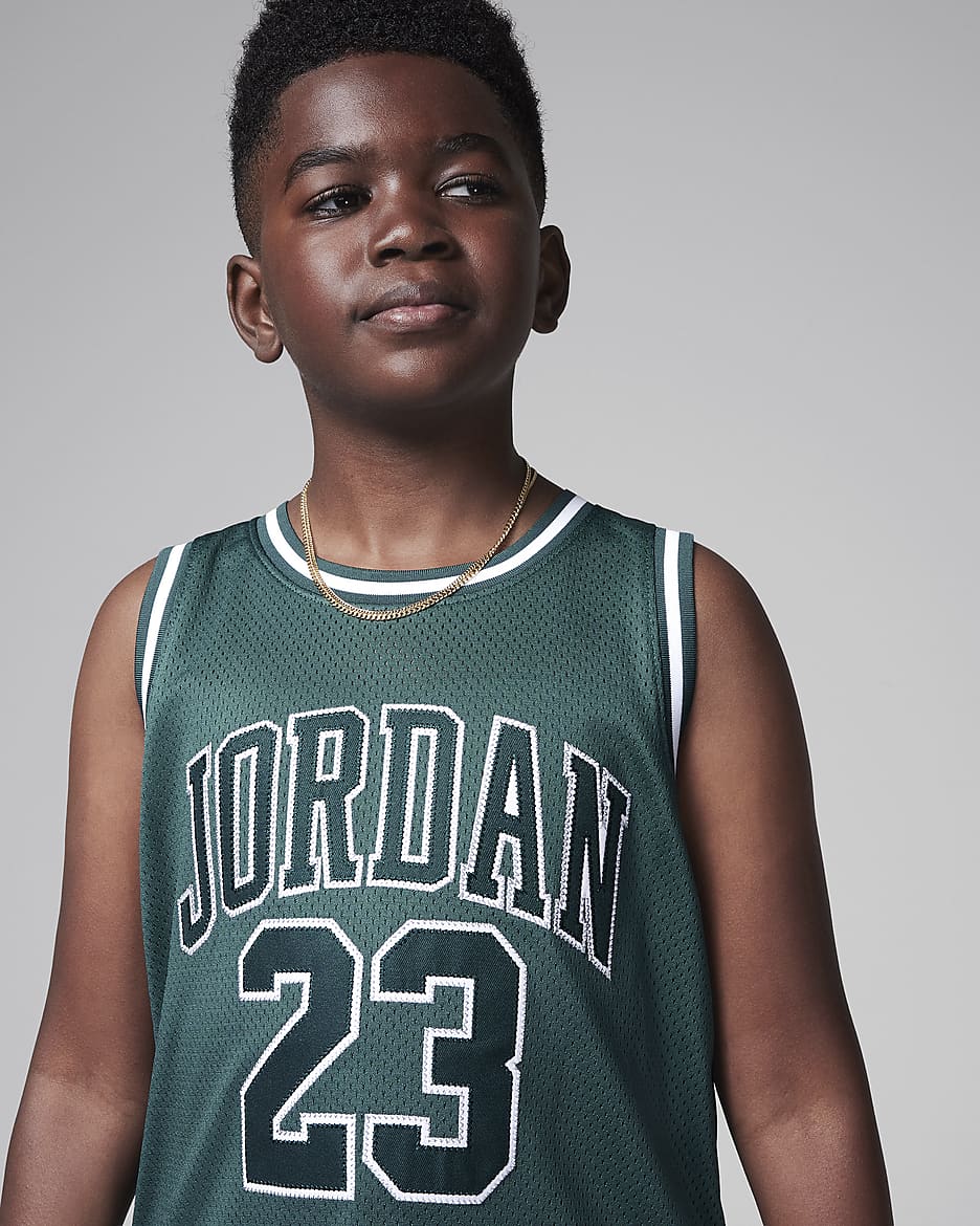 Jordan 23 Jersey Oberteil für ältere Kinder - Oxidized Green