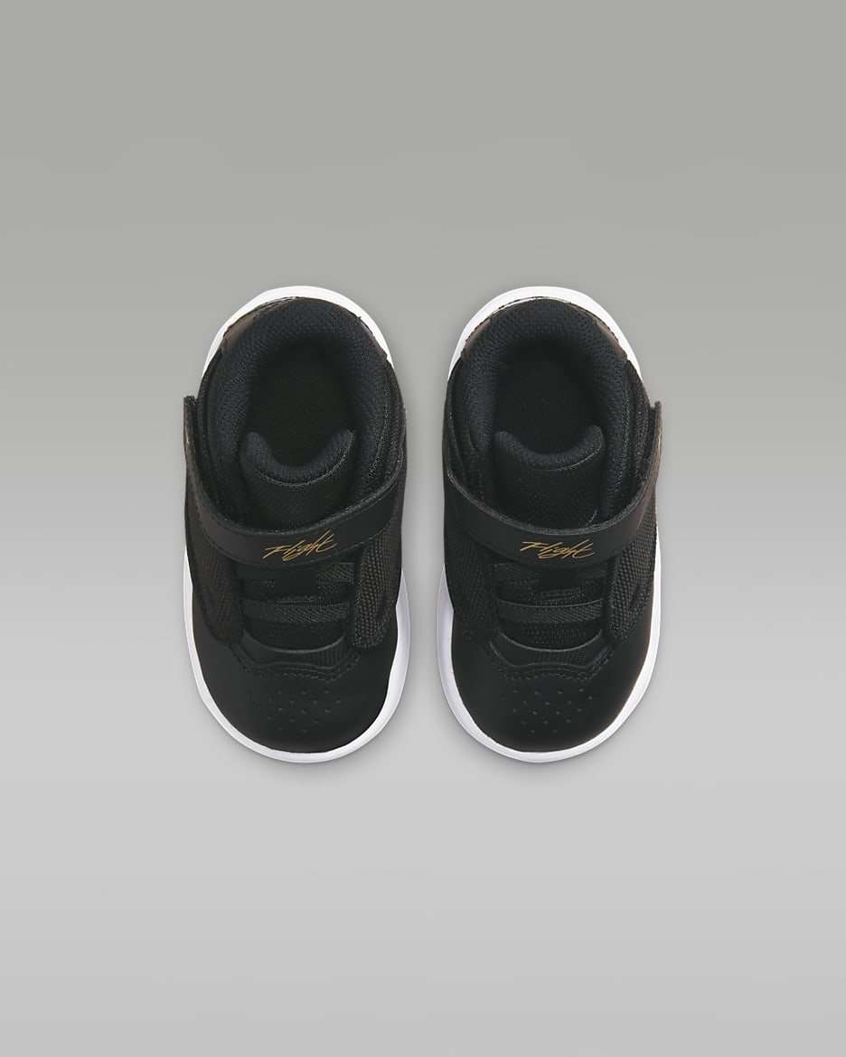 Jordan Max Aura 4 Baby/Toddler Shoes - Black/White/Metallic Gold