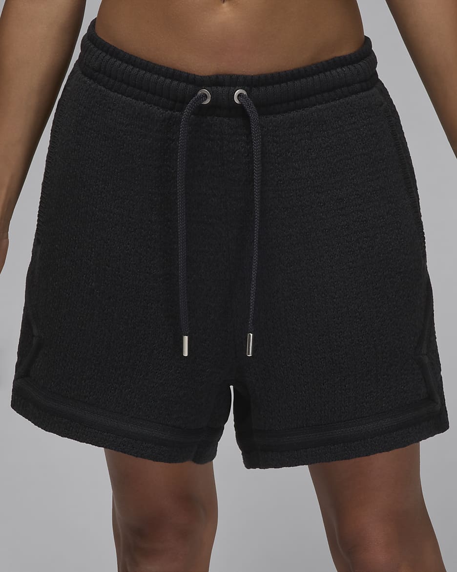 Air Jordan Women's Knit Shorts - Off-Noir