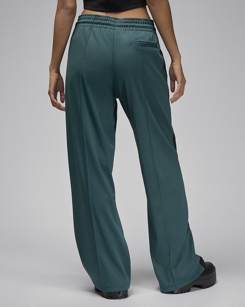 Stickade trackpants Jordan för kvinnor - Oxidized Green/Svart/Vit