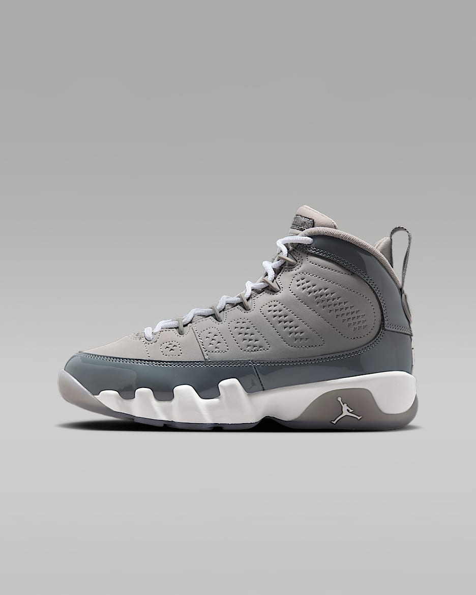 Air Jordan 9 Retro "Cool Grey" Big Kids' Shoes - Medium Grey/White/Cool Grey