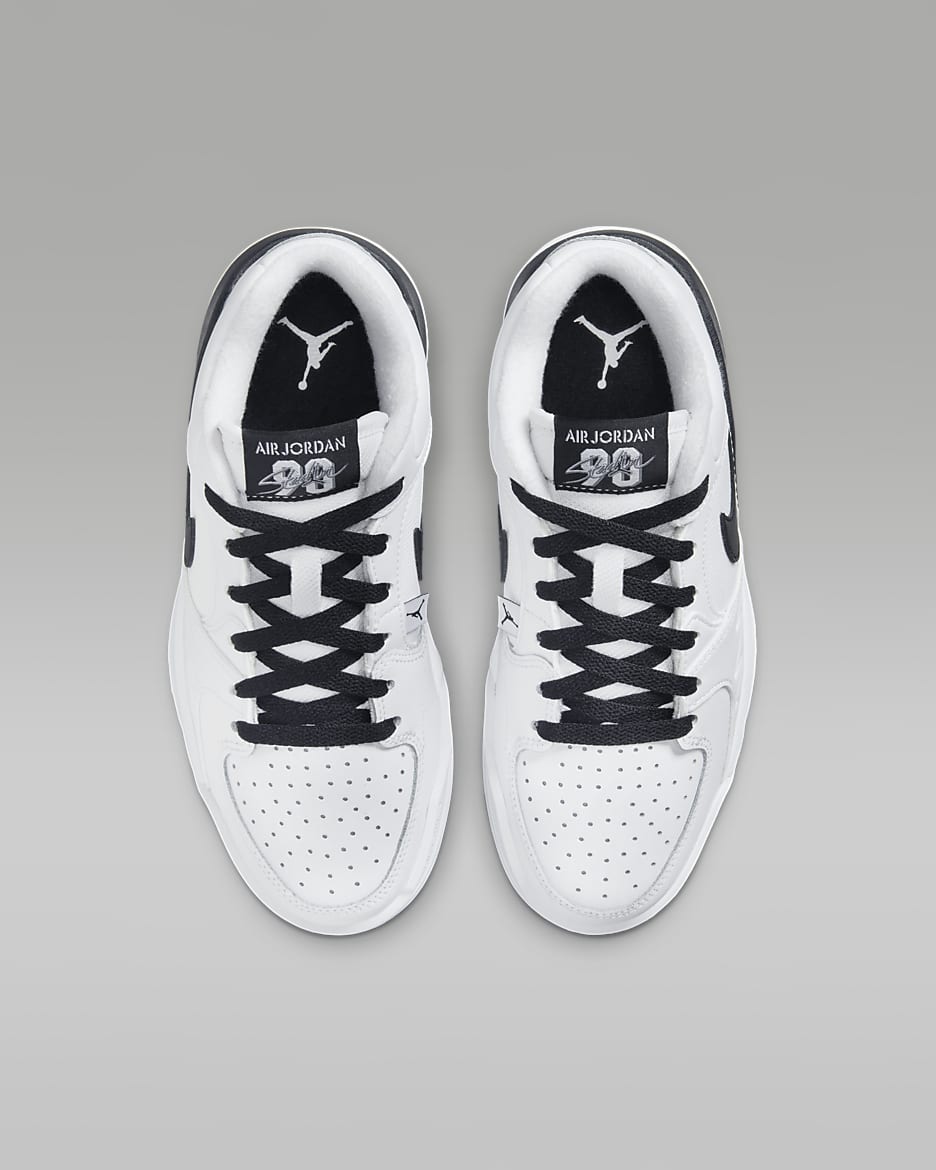 Jordan Stadium 90 Older Kids' Shoes - White/Cool Grey/Black