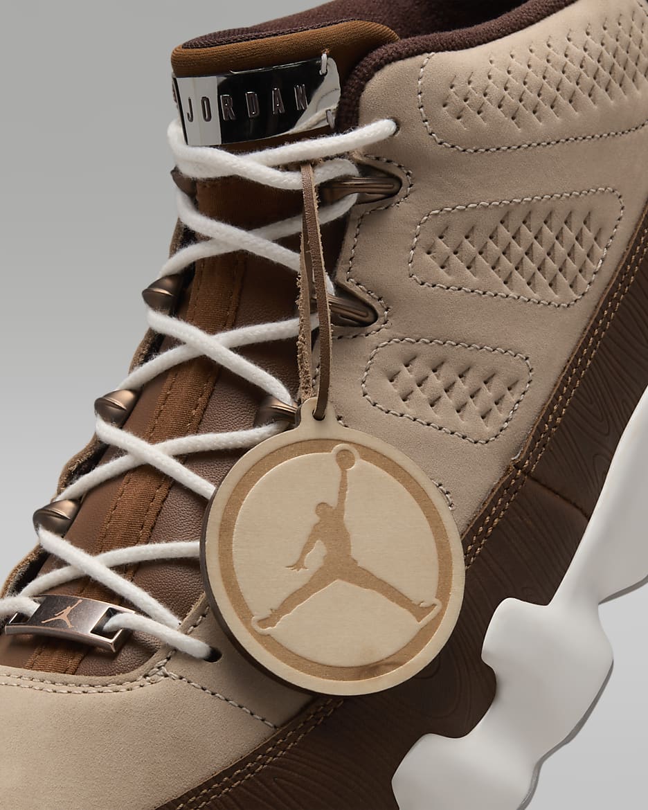 Air Jordan 9 G NRG Golf Shoes - Hemp/Pecan/Sail/Earth