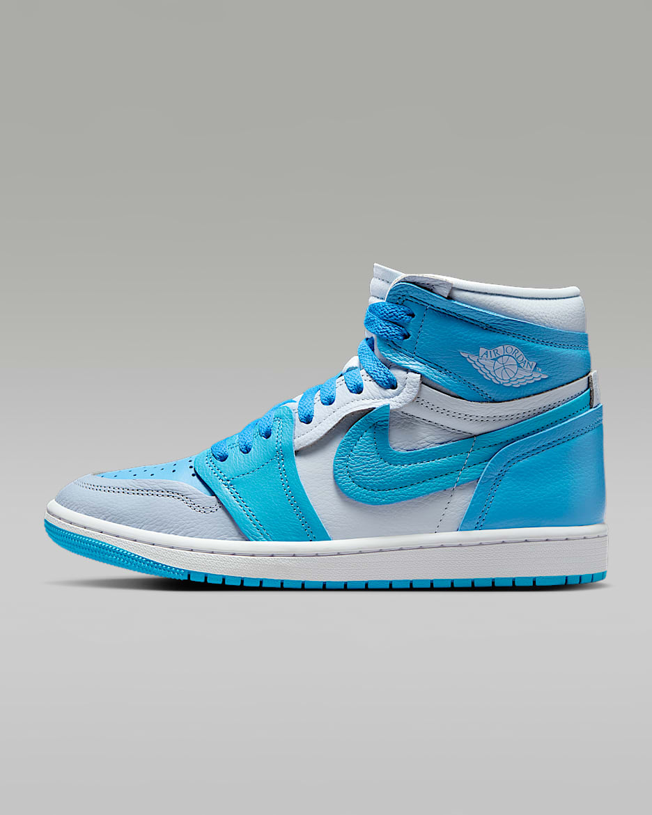 Air Jordan 1 High Method of Make Women's Shoes - Blue Tint/University Blue/Hydrogen Blue/Dark Powder Blue