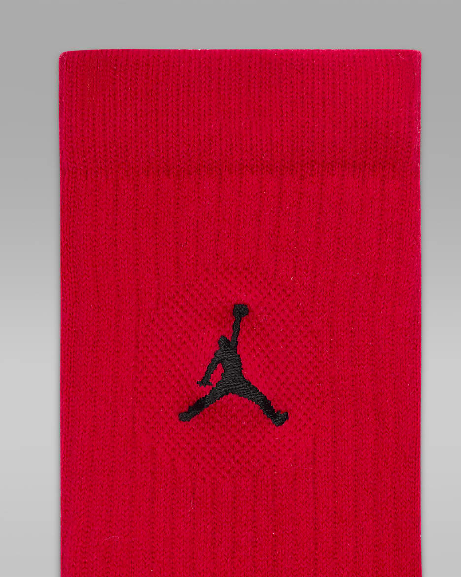 Jordan Everyday Crew Socks (3 pairs) - Multi-Colour