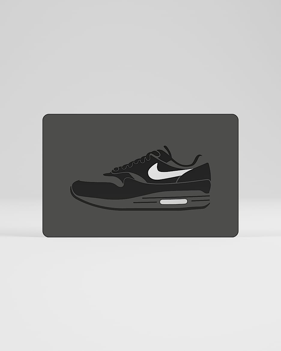 Nike Digital Gift Card Emailed in Approximately 2 Hours or Less - Black