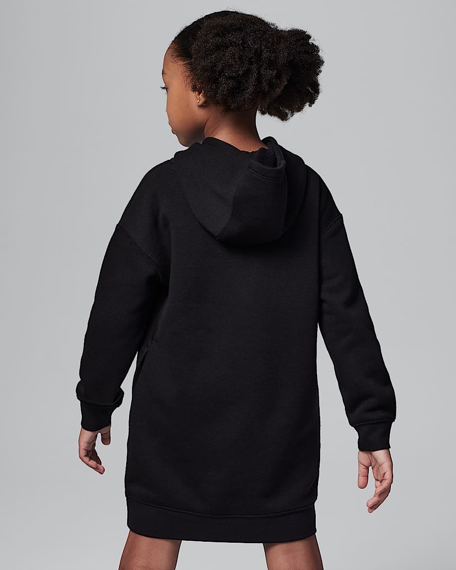 Jordan Take Flight Shine Pullover Dress Little Kids Dress Black