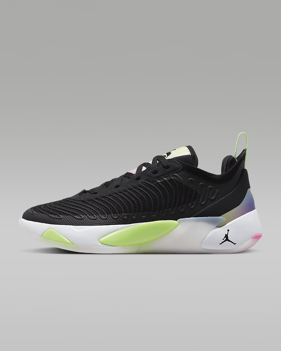 Luka 1 PF Men's Basketball Shoes - Black/Lime Glow/Green Glow/Black