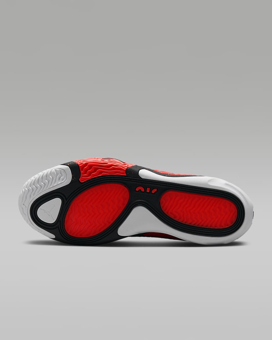 Tatum 2 Basketball Shoes - White/Bright Crimson/Black
