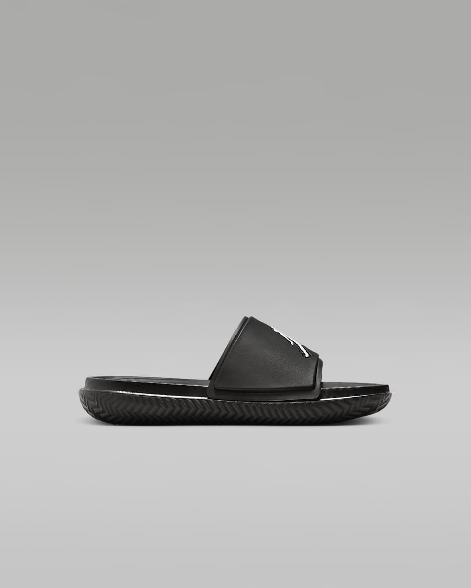 Jordan Jumpman Older Kids' Slides - Black/White