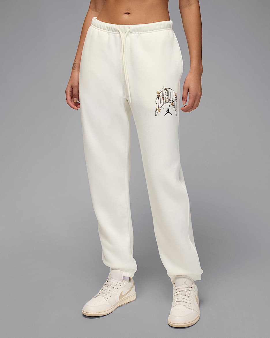 Jordan Brooklyn Fleece Women's Realtree Trousers - Sail/Iron Grey