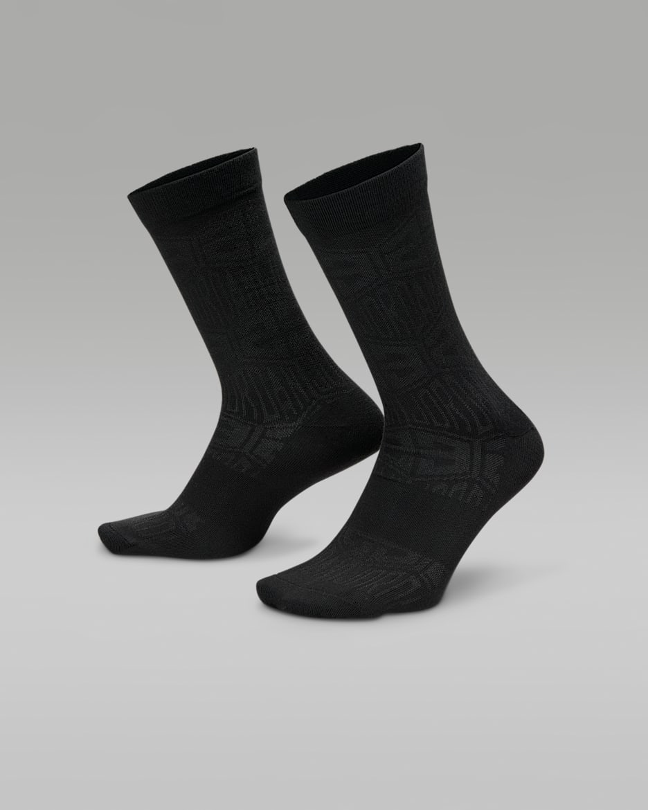 Jordan Everyday Essential Crew Socks (1 Pair) - Black/Dark Smoke Grey
