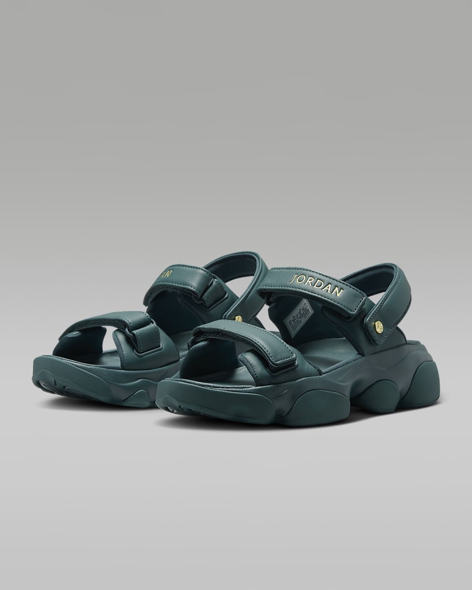 Jordan Deja Women's Sandals - Oxidized Green/Metallic Gold