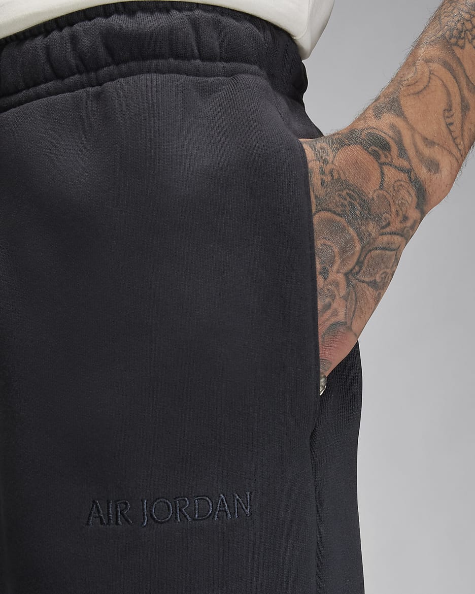 Jordan Wordmark Men's Fleece Pants - Off Noir