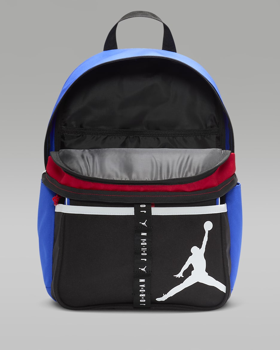 Air Jordan Lunch Backpack Big Kids' Backpack (18L) and Lunch Bag (3L) - Multi-Color/Black