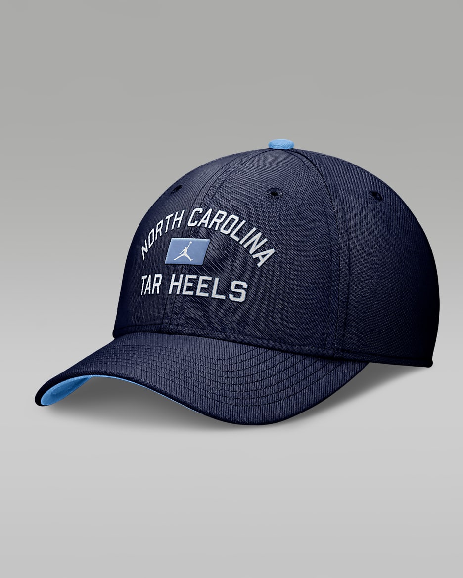 North Carolina Tar Heels Primetime Rise Swoosh Men's Jordan Dri-FIT College Hat - College Navy