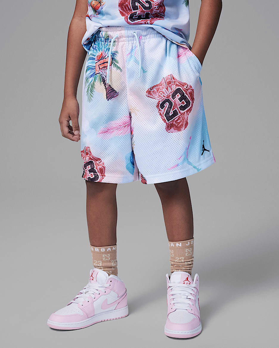 Jordan Dri-FIT Essentials Pantalons curts de malla estampats Summer Pack - Nen/a - Blanc
