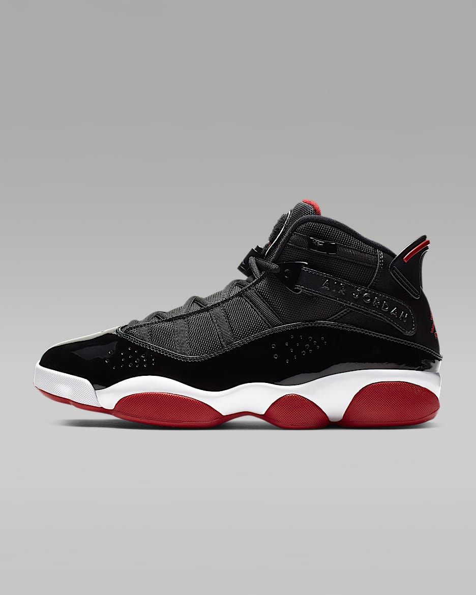Jordan 6 Rings Men's Shoes - Black/White/Varsity Red