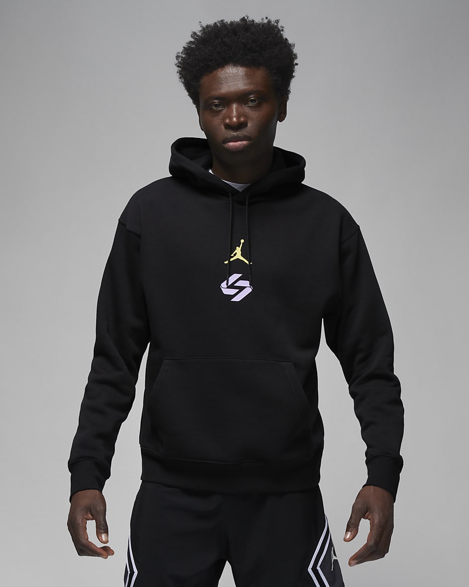 Luka Men's Pullover Hoodie - Black