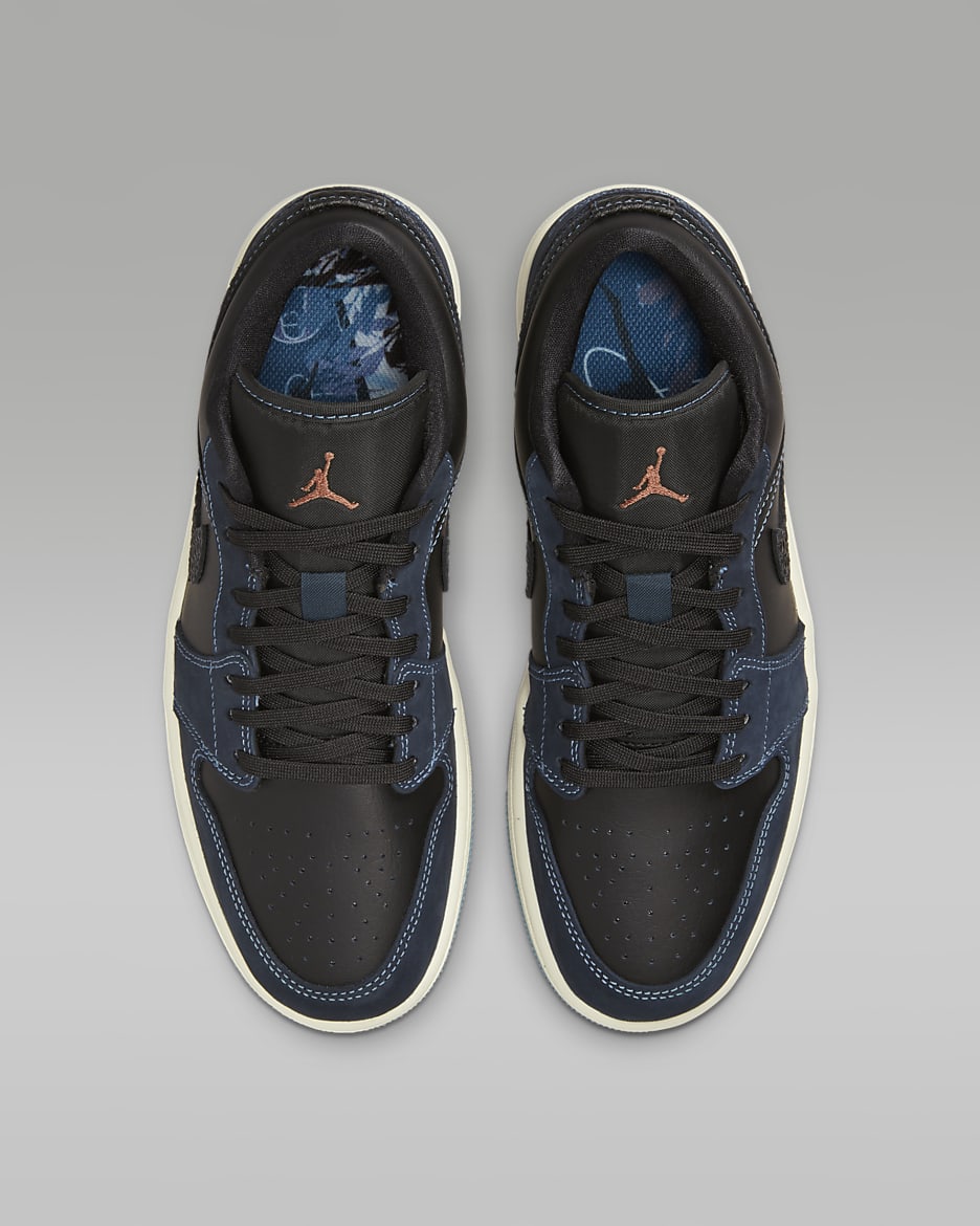 snake skin jordan 1 low