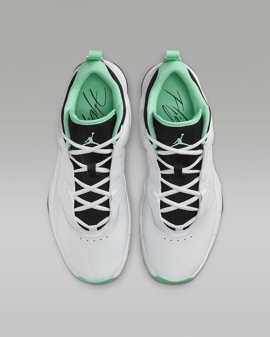 Jordan Stay Loyal 3 Men's Shoes - White/Green Glow