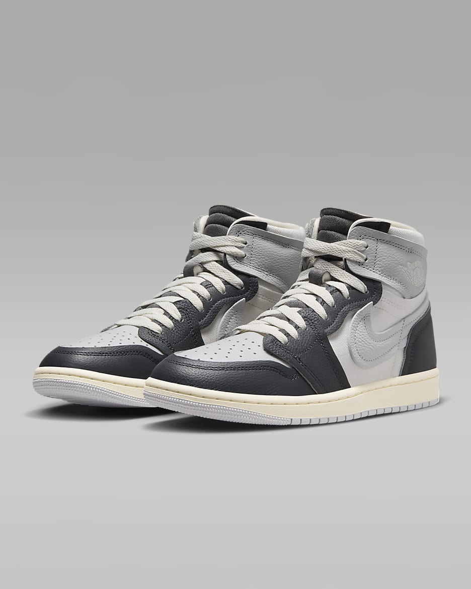 Air Jordan 1 High Method of Make Women's Shoes - Anthracite/Sail/Muslin/Neutral Grey