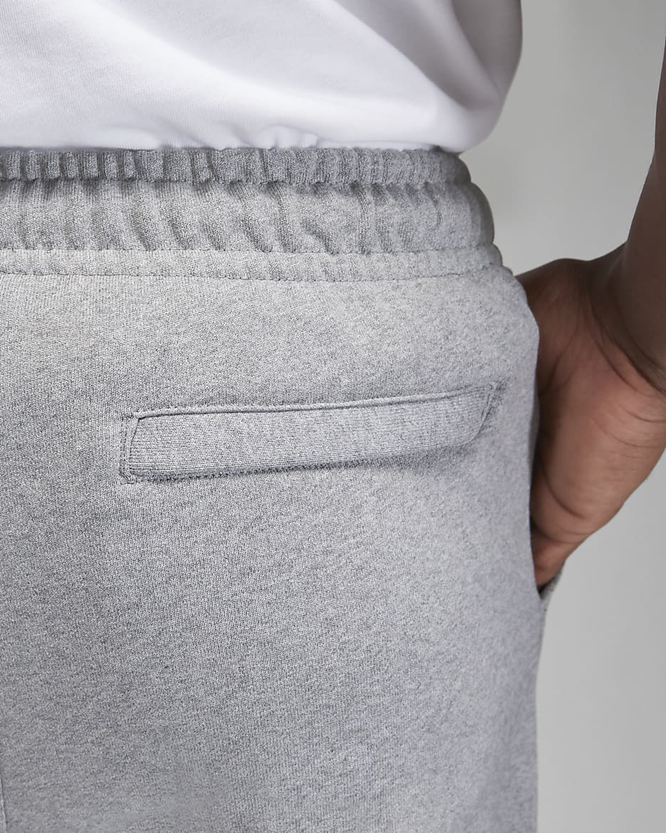 Jordan Flight Fleece Men's Tracksuit Bottoms - Carbon Heather/Sail