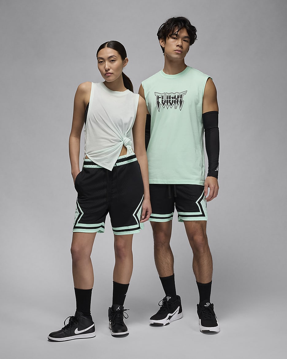 ジョーダン Dri-FIT スポーツ メンズ ダイアモンド ショートパンツ - ブラック/ミントフォーム/ブラック/ブラック