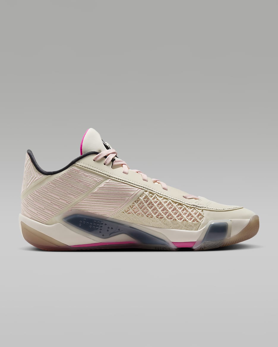 Air Jordan XXXVIII Low 'Fresh Start' Basketball Shoes - Coconut Milk/Atmosphere/Hyper Pink/Black