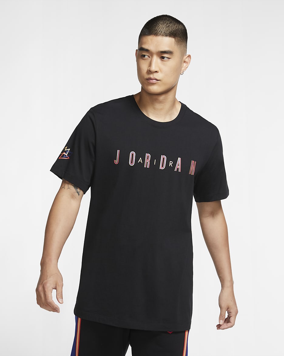Jordan Sport DNA Men's Short-Sleeve Crew - Black/Metallic Gold