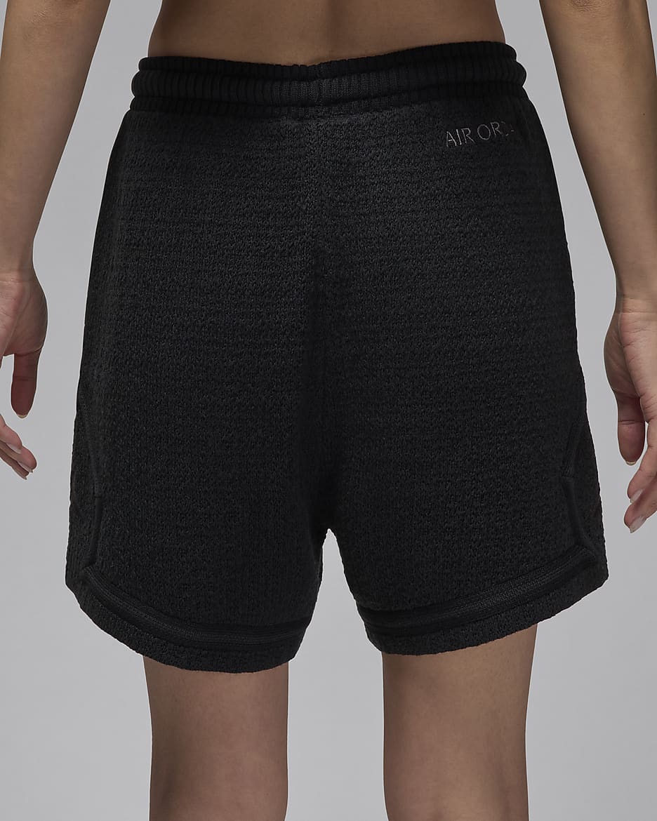 Air Jordan Women's Knit Shorts - Off Noir