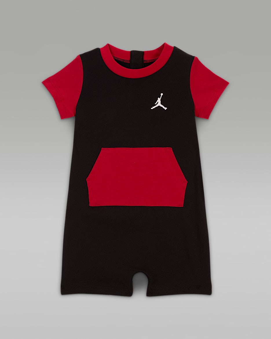 Enterito Jordan Brooklyn Essentials para bebé (0-9 meses) - Negro