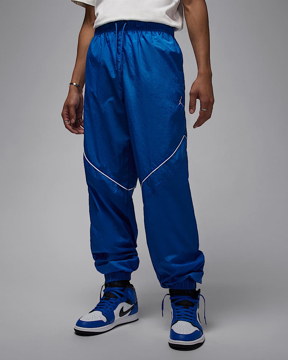 Byxor Jordan Brooklyn Draft för män - Sport Blue/Sport Blue/Vit/Vit