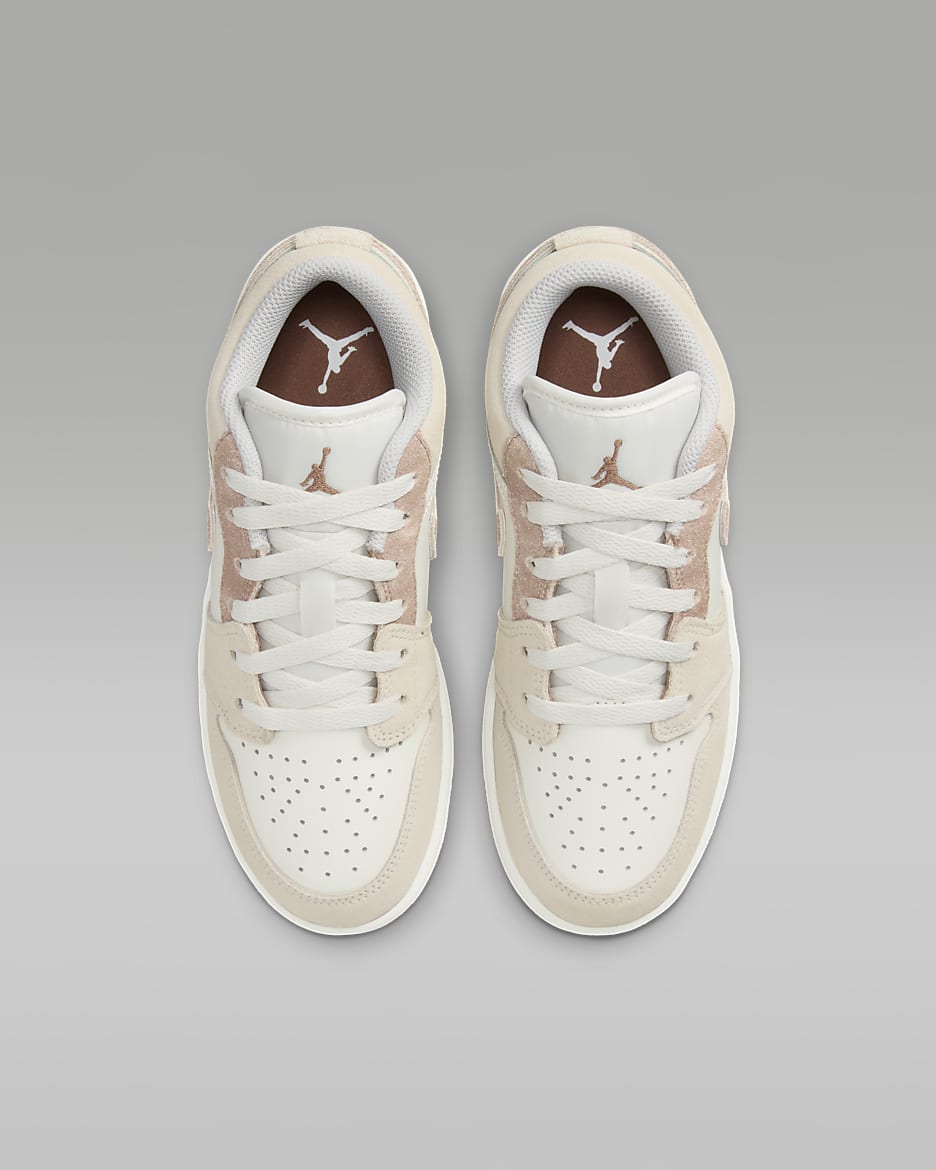 Buty dla dużych dzieci Air Jordan 1 Low SE - Legend Light Brown/Sail/Neutral Grey/Archaeo Brown