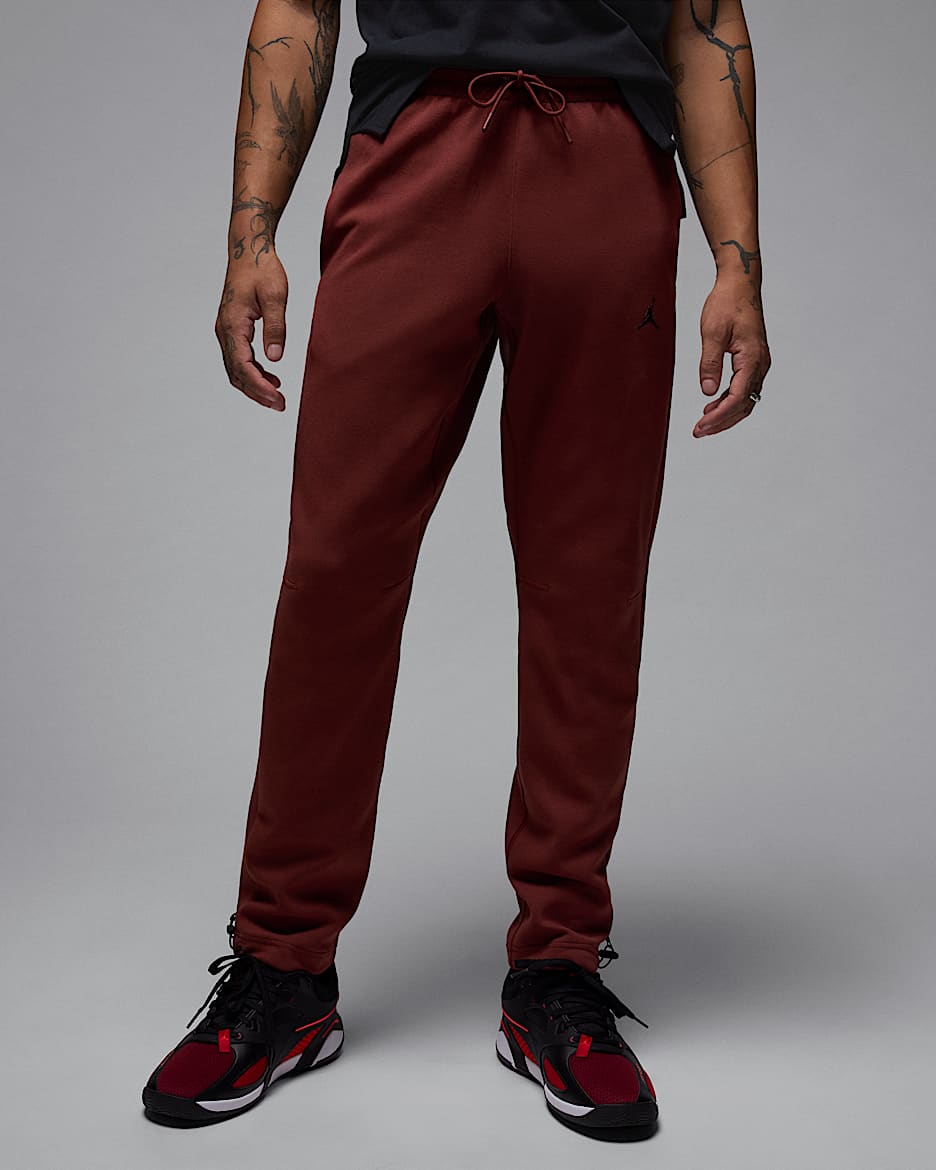 Jordan Sport Hoop Fleece Men's Dri-FIT Pants - Dark Pony/Black