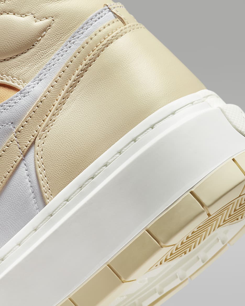 Air Jordan 1 Elevate High Women's Shoes - Celestial Gold/White/Sail/Muslin